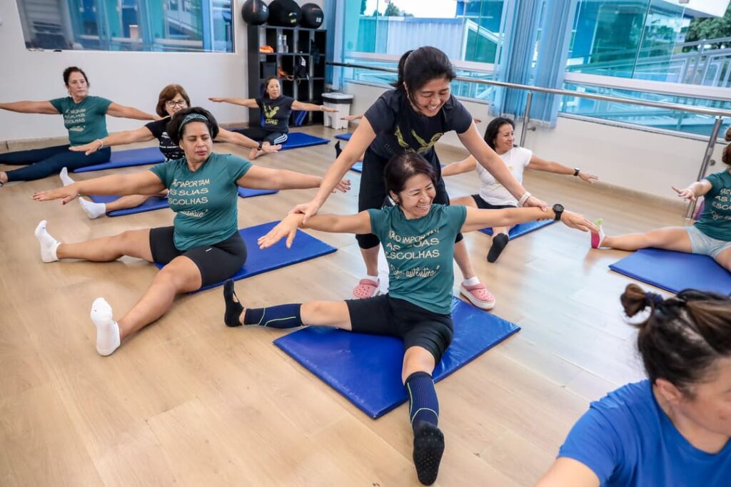 Sessão de Autêntico Pilates no Instituto Acqua Fitt.