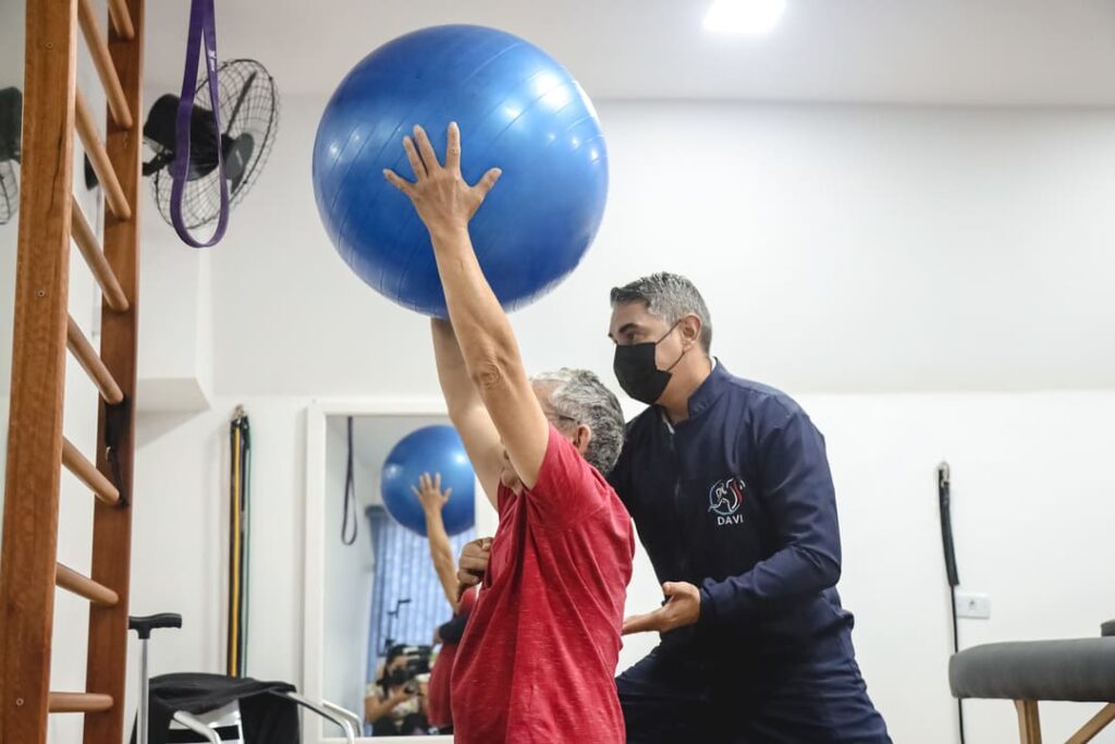 Sessão individual de Autêntico Pilates.